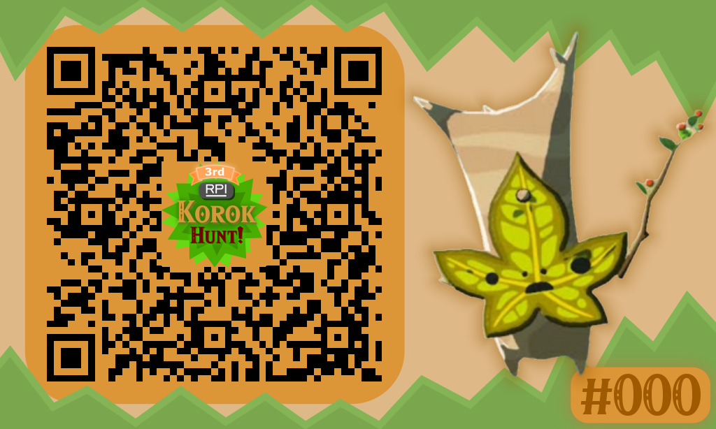 RPI Korok Hunt Example Sticker