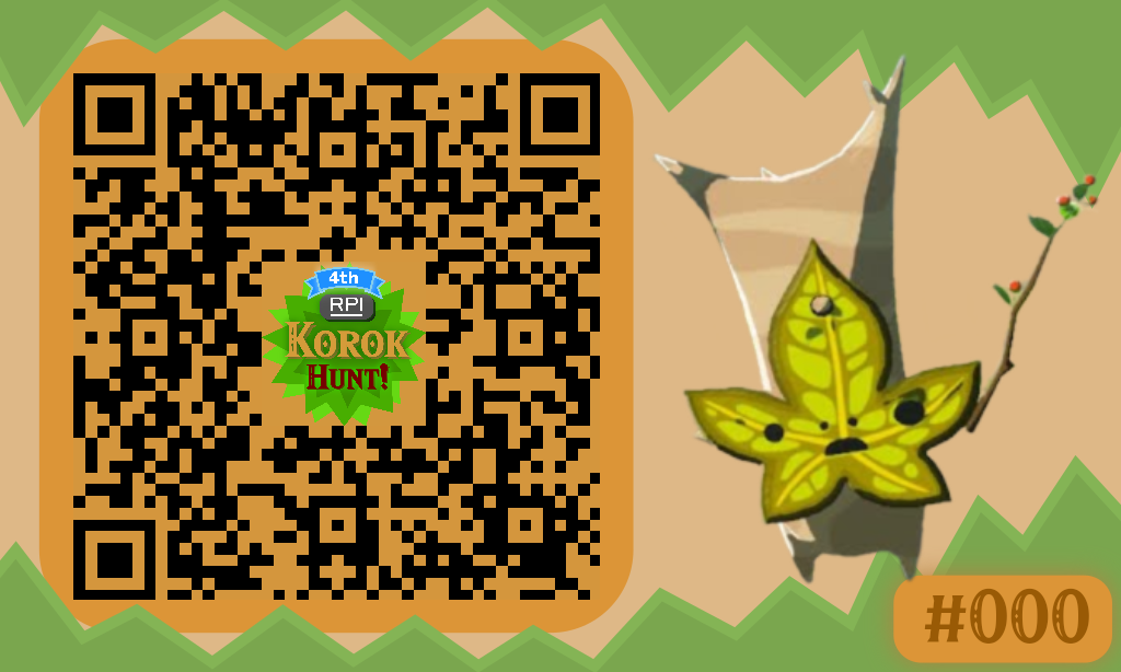 Example of a Korok sticker